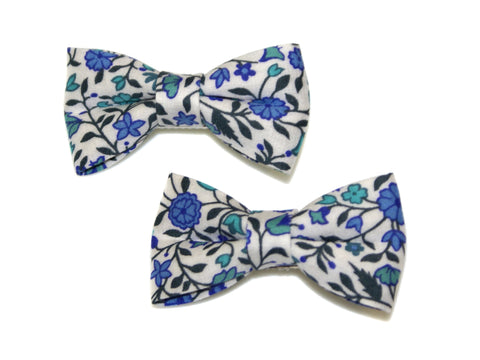 Liberty Queens Gallery Bow Clips - Blue