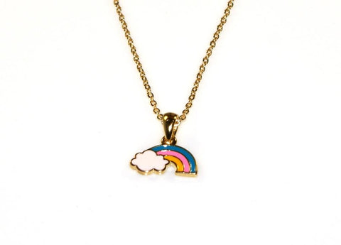 Rainbow Necklace - Gold/Multi