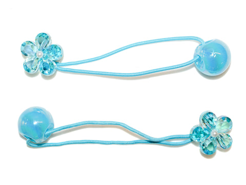 Pearl Flower Bobbles - Blue