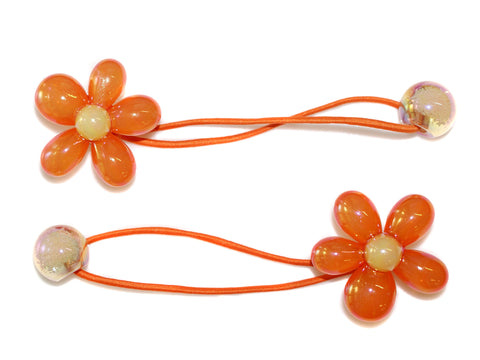 Flower Power Bobbles - Orange
