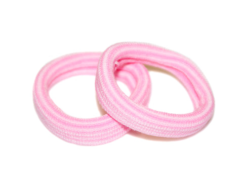 Stripe Wide Elastics - Light Pink