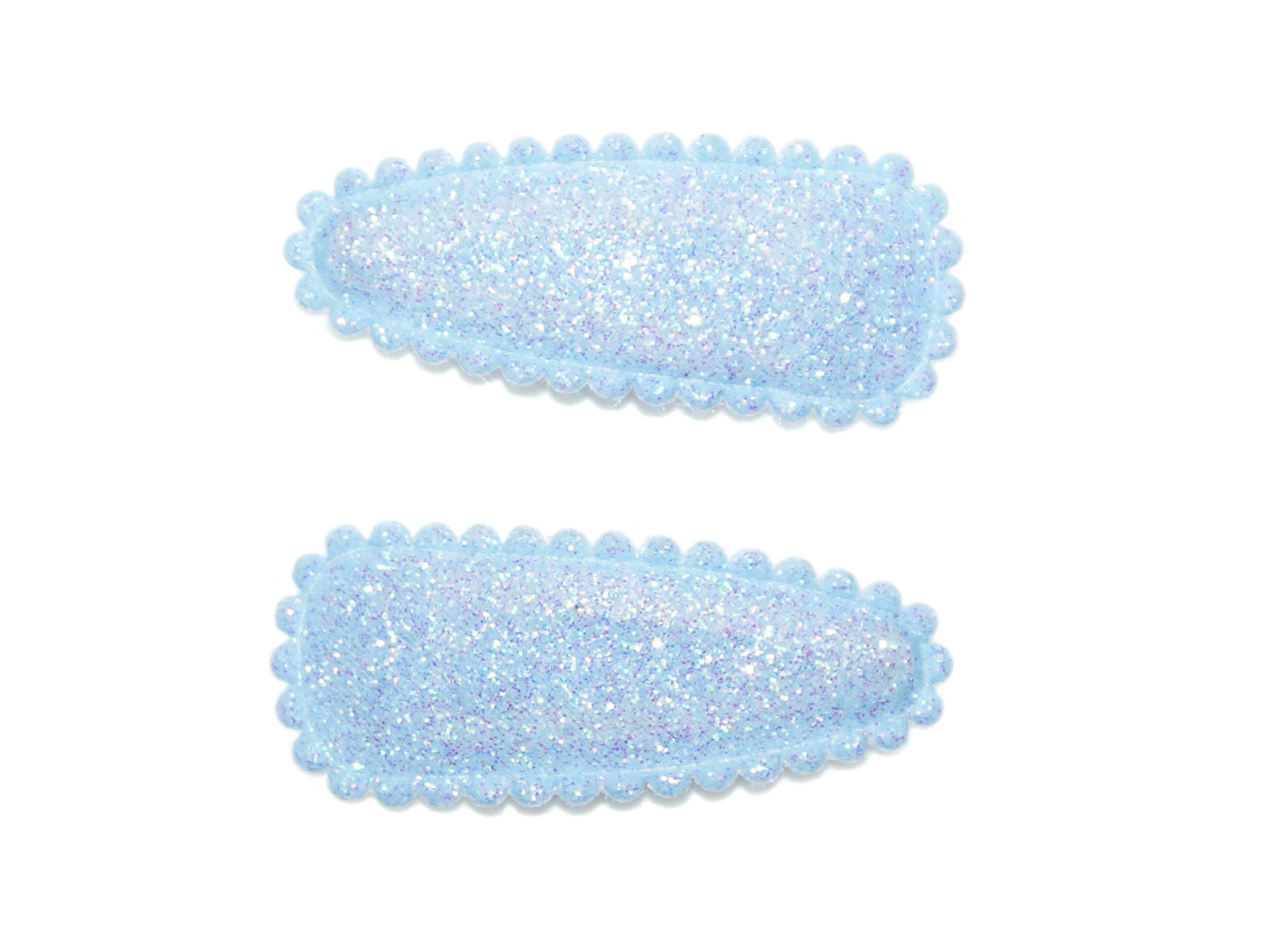 Glitter Small Snaps - Blue