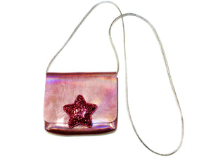 Glitter Star Shimmer Handbag - Pink