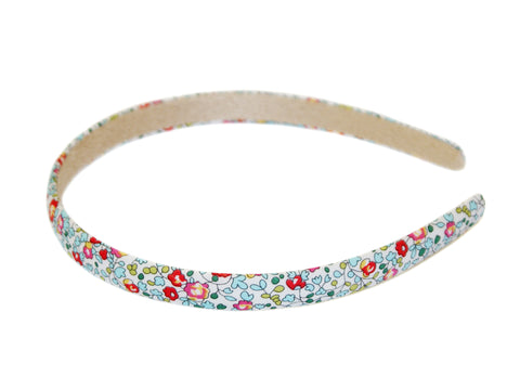 Liberty Eloise Alice Band - Turquoise/Red