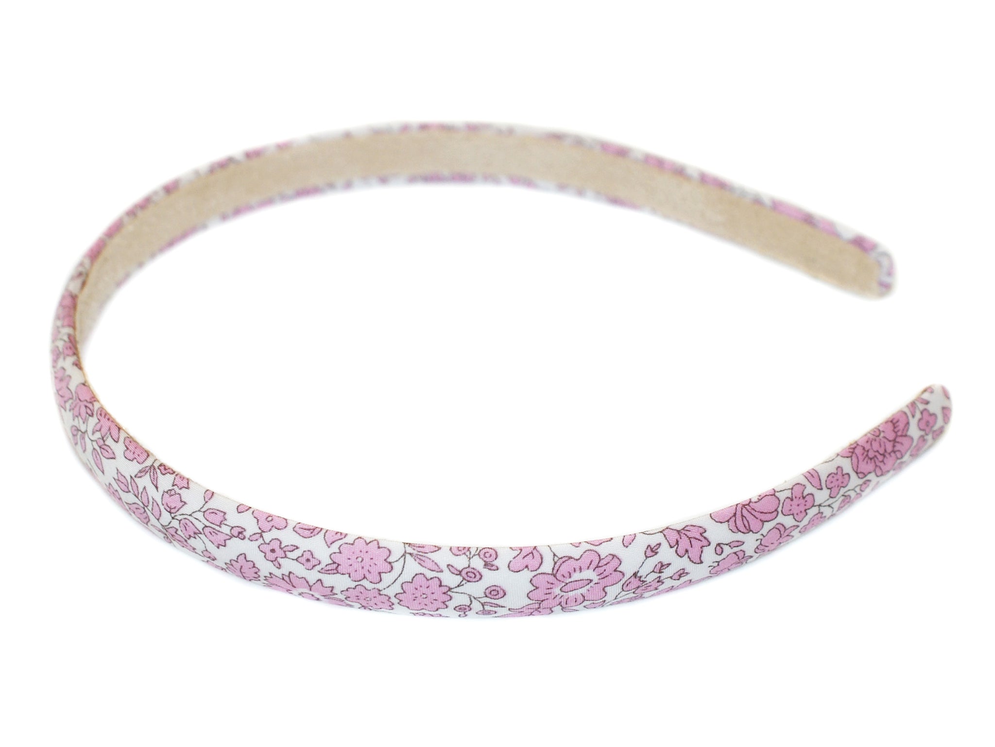 Liberty Danjo Coast Suede Lined Alice Band - Pink