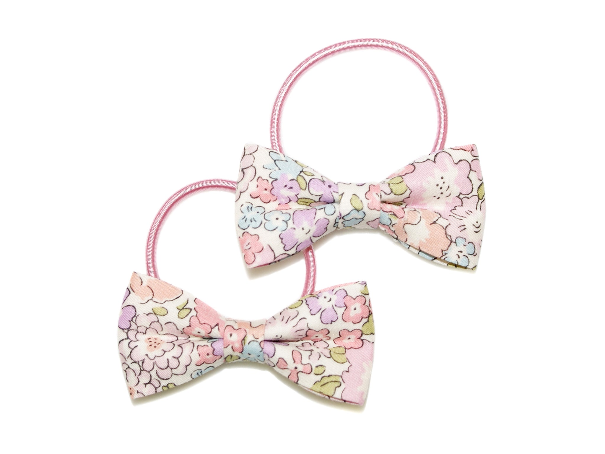 Liberty Michelle Bow Ponytails - Pink/Lilac