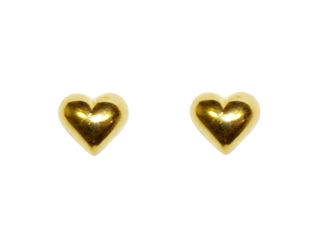 Heart 925 Studs - 18K Gold Plated