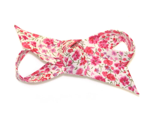 Liberty Phoebe Big Bow Clip - Pink