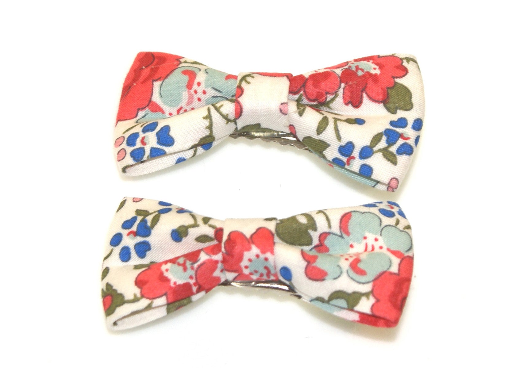 Liberty Felicite Bow Clips - Red