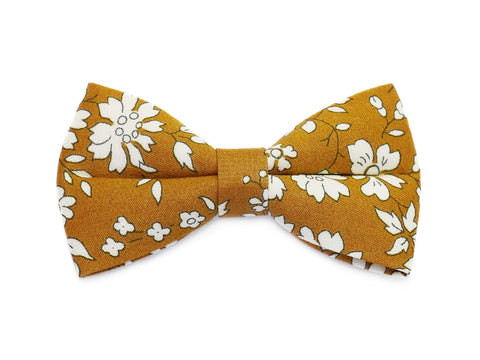 Liberty Capel Large Bow Clip - Mustard