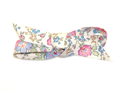 Liberty Felicite Big Bow Clip - Pink/Blue