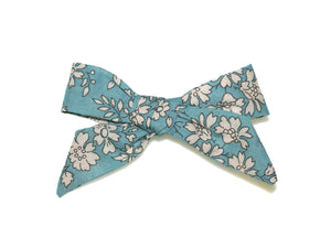 Liberty Capel Soft Bow Clip - Turquoise