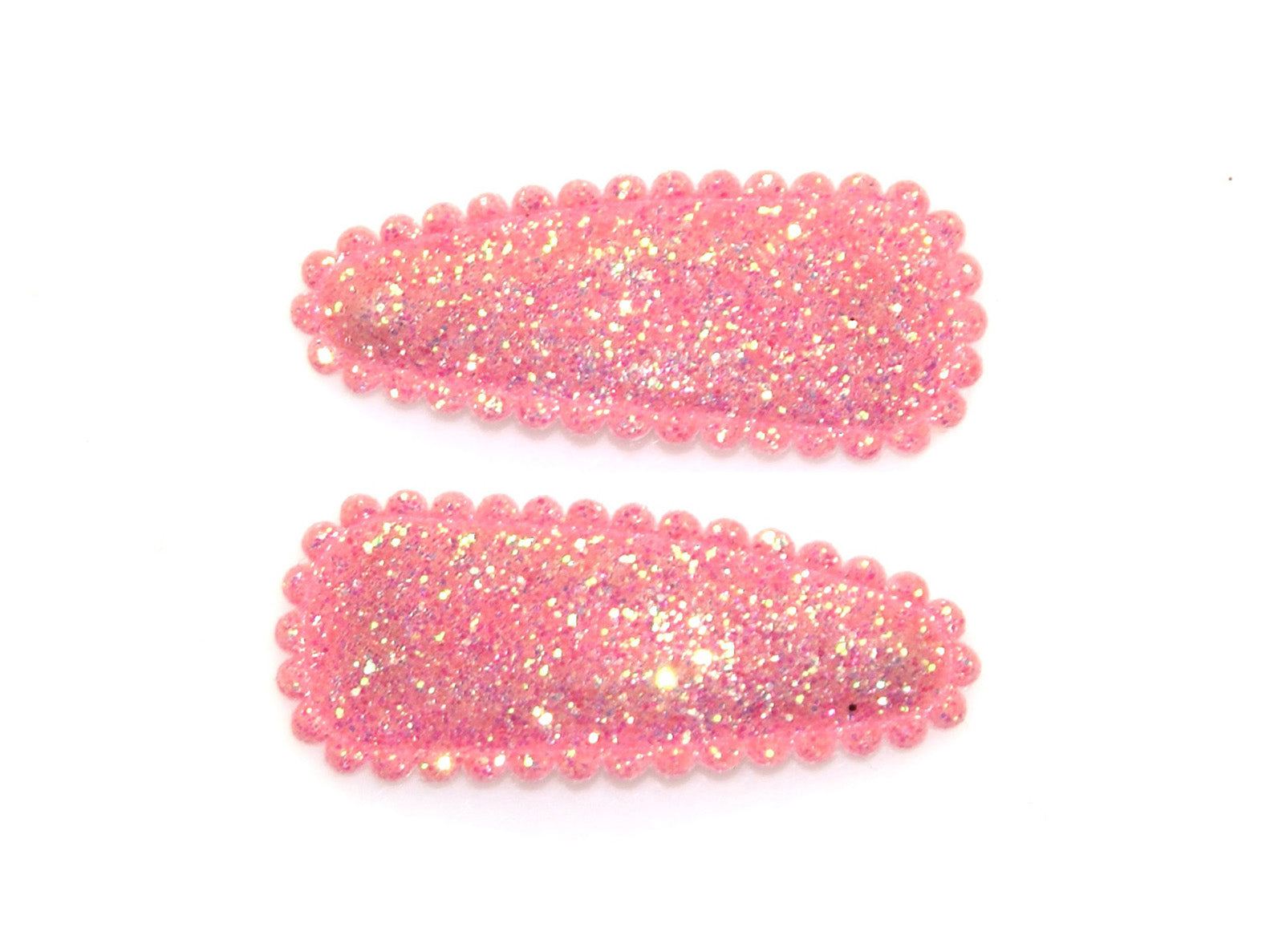 Glitter Small Snaps - Pink