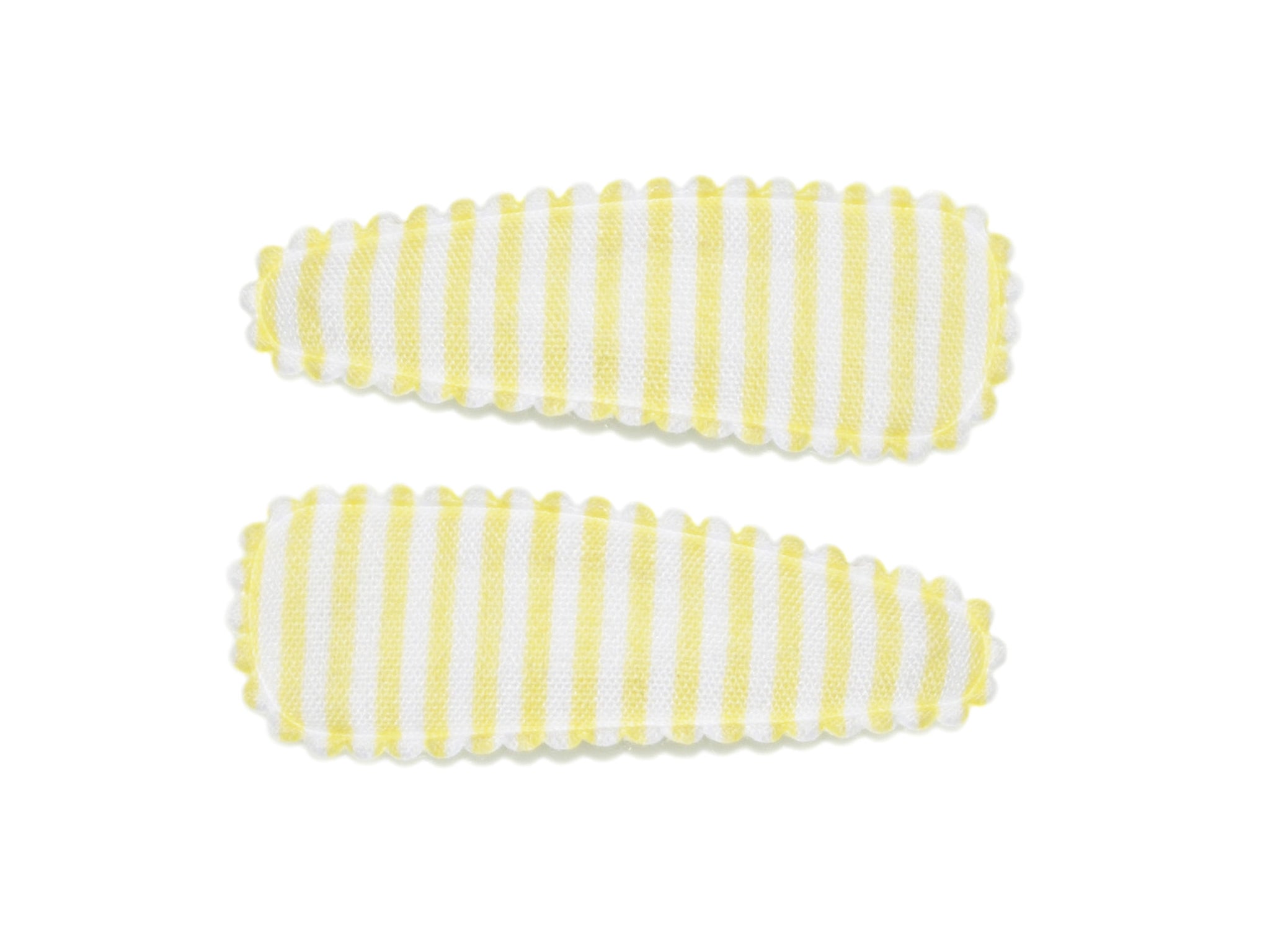 Stripe Mid Size Snaps - Yellow