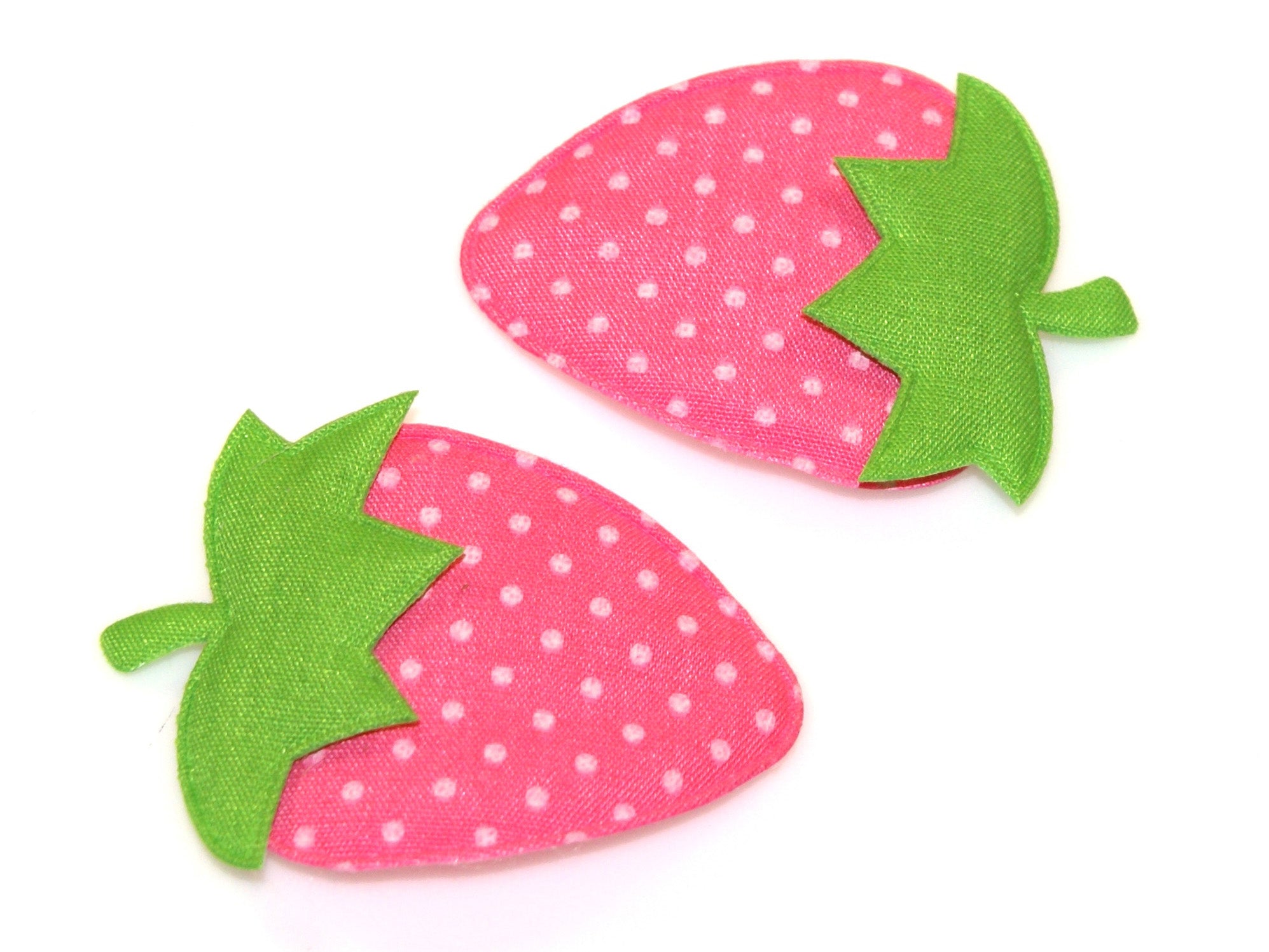 Strawberry Shape Snaps - Pink