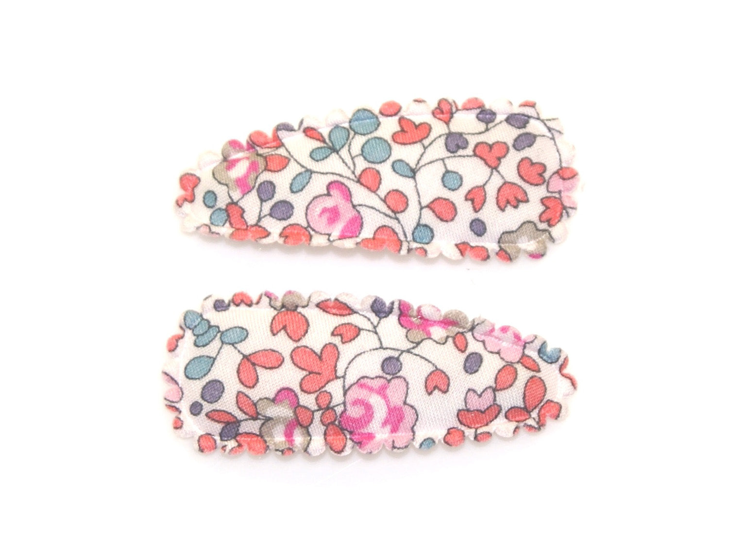 Liberty Eloise Small Snaps - Pink/Teal