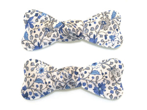 Liberty Camille Bow Snaps - Blue