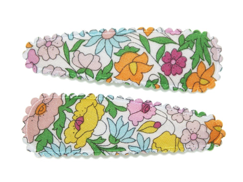 Liberty Poppy Forest M Snaps - Green/Sky/Pink