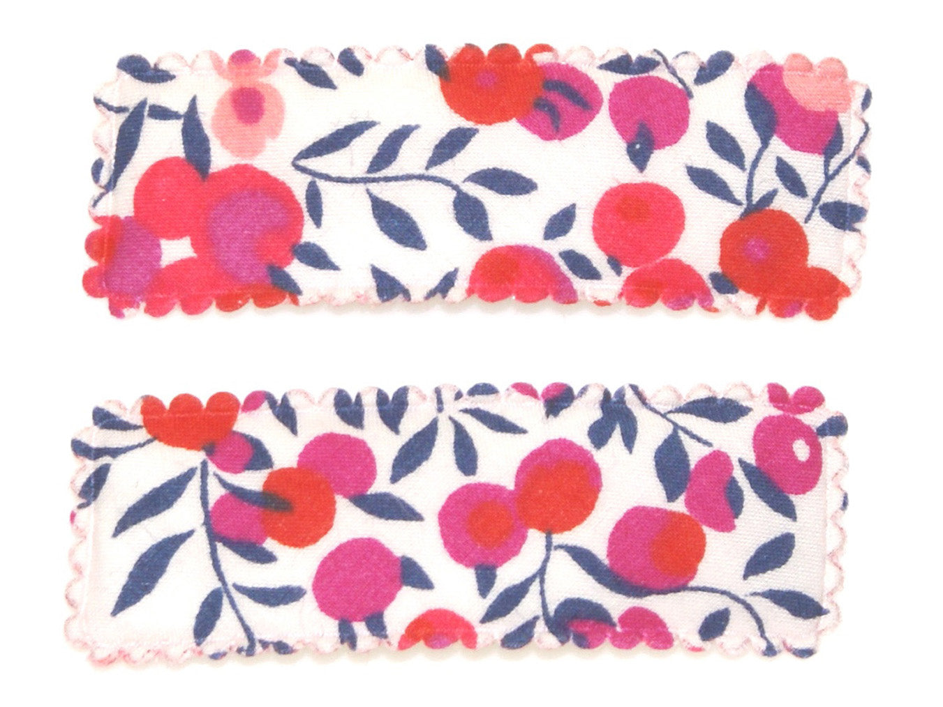 Liberty Of London Wiltshire Rectangle Snaps - Red/Navy/White