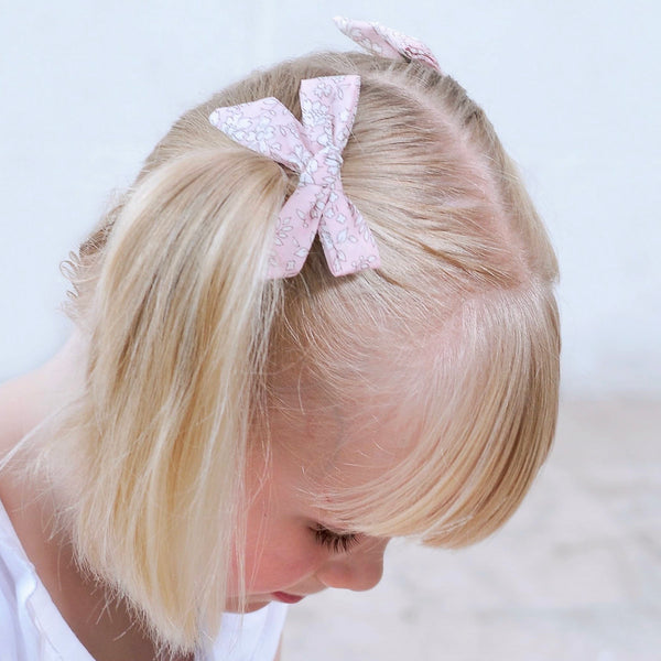 Liberty Capel Soft Bow Clip - Pink