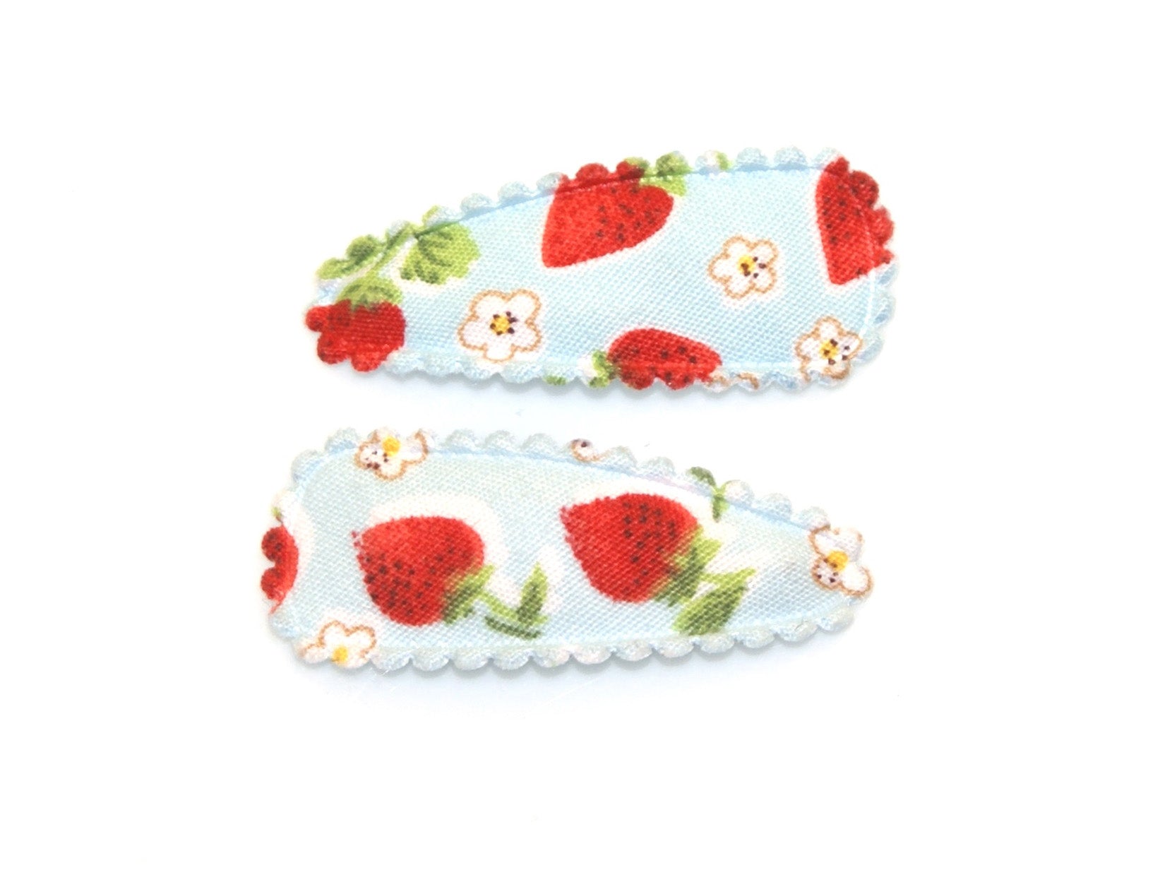 Strawberry Small Snaps - Blue